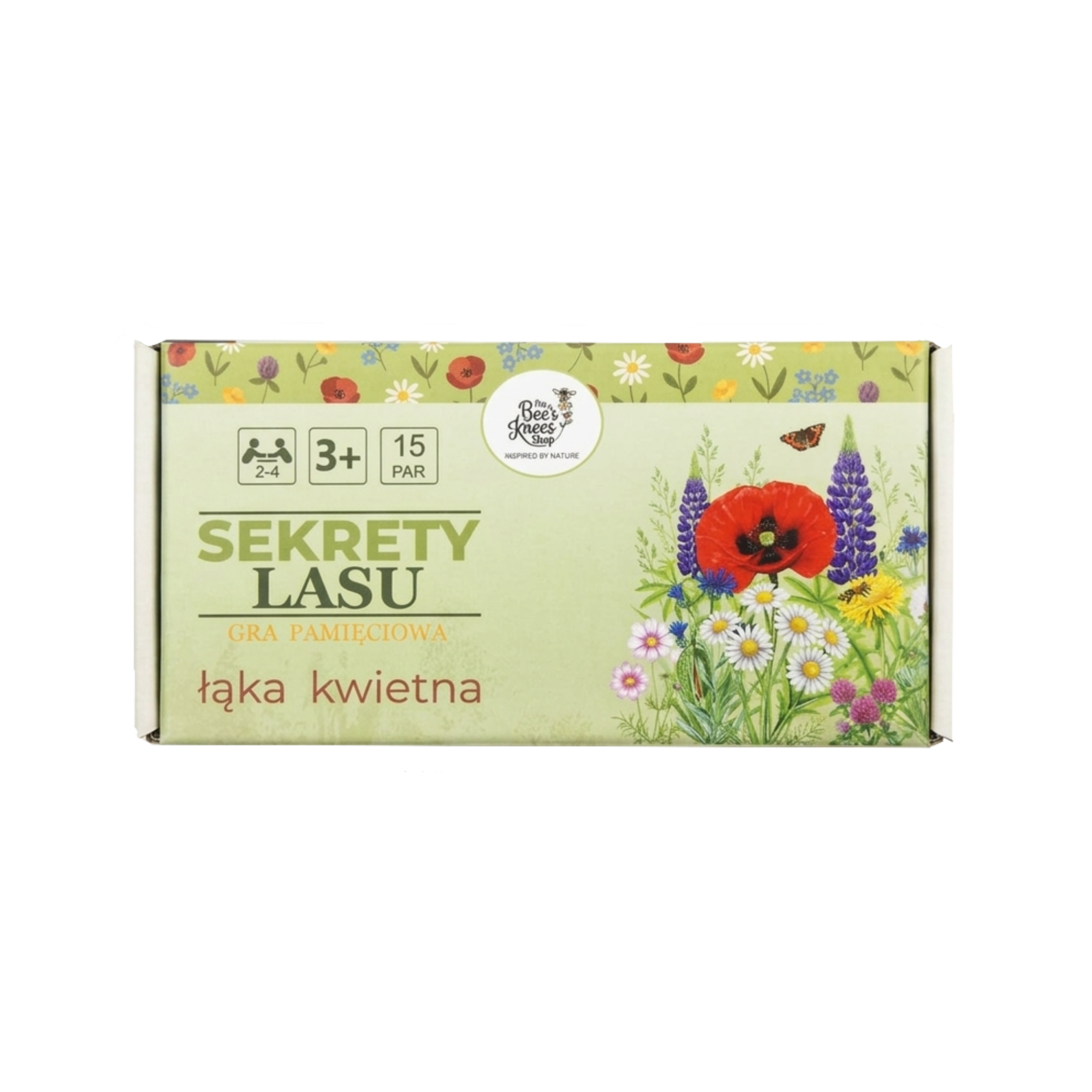 Gra pamięciowa Sekrety Lasu - ŁĄKA KWIETNA