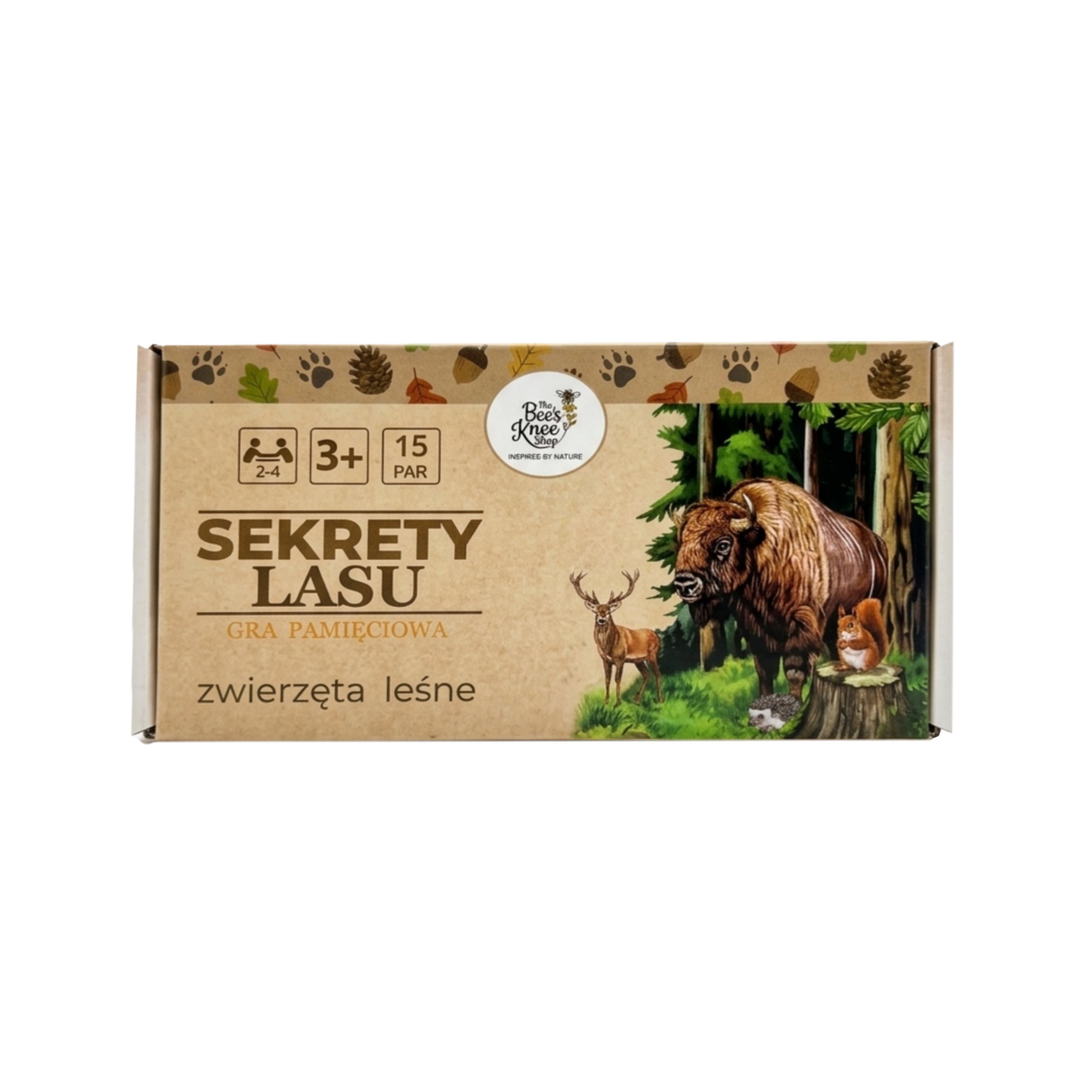 Gra pamięciowa Sekrety Lasu - ZWIERZĘTA LEŚNE